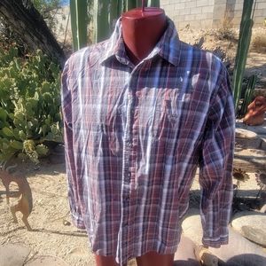 Wrangler Vintage Plaid Plaid Long Sleeve Shirt